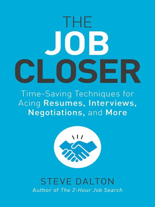 Title details for The Job Closer by Steve Dalton - Wait list